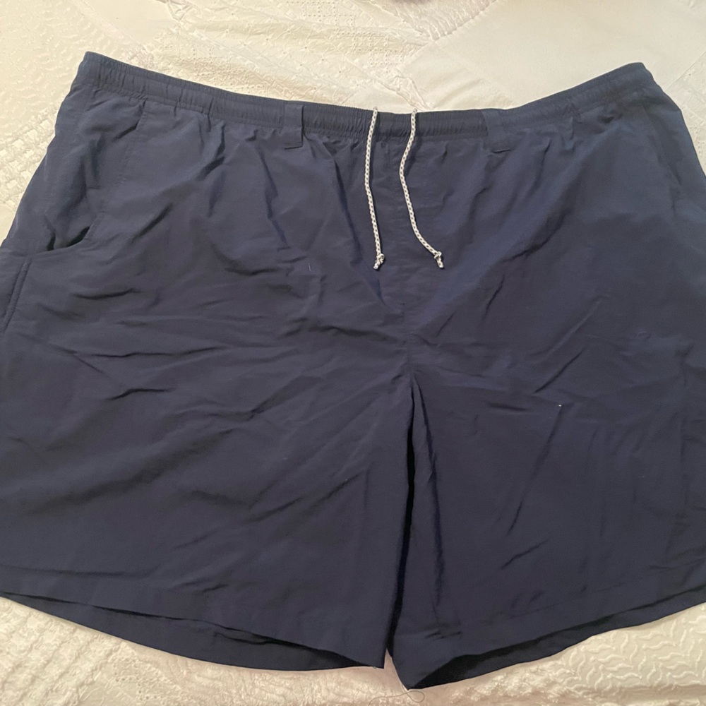 Columbia Omni Shade Swim Trunks Navy Blue 4x